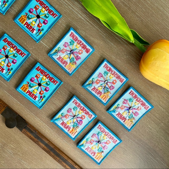 NEW Amusement Park Fun Patches, Bundle of 10 • Scout Troop Patch, Girl Scouts - Picture 3 of 3